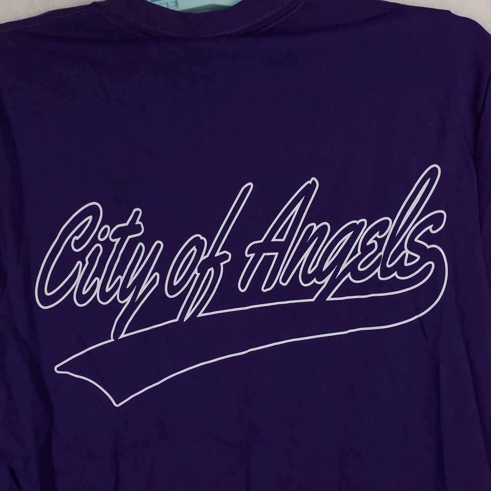 LA Lakers Mitchell & Ness NBA Small Shirt Embroidery Patch on Sleeve Purple NWT - Picture 10 of 10